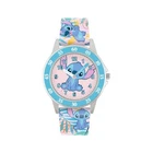 Lilo and Stitch Watch  Kids Disney Blue Printed Strap Time Teacher LAS9011