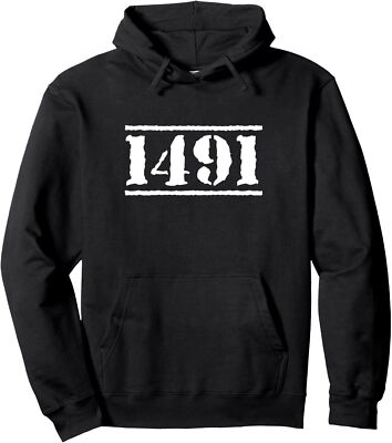 1491 Pre Columbus Decolonize Native American Gift Unisex Hooded Sweatshirt