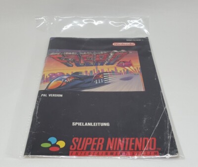Super Nintendo/SNES - F-Zero Spielanleitung ( akzeptabel )