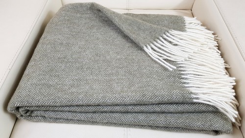 Wolldecke 100% Schurwolle Wohndecke Plaid in versch. Farben 140 x 200cm Tirol - Bild 11 von 73