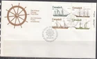 Canada Scott 673a UR Pl Blk FDC - Coastal Vessels