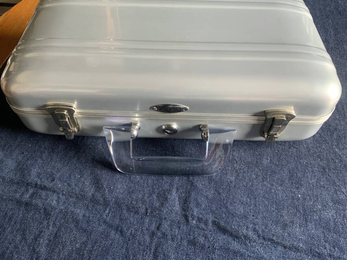 Zero Halliburton Attache Case Business Briefcase Key Lock Zero Halliburton Attache Case Business Briefcase Key Lock