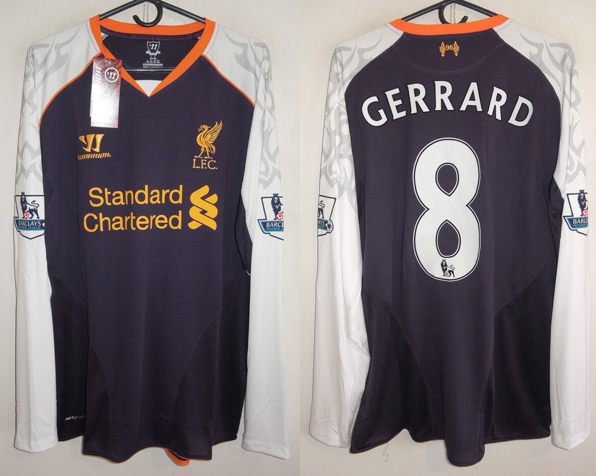 LIVERPOOL jersey 2012/13 #8 GERRARD Premier League | eBay