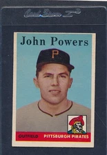 1958 Topps #432 John Powers Pirates EX 58T432-82515-2