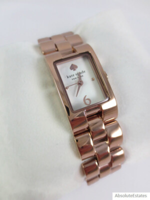 NEW Kate Spade Brookville Rose Gold Stainless Steel Bracelet Watch