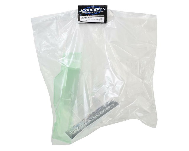 Aile Arrière JConcepts Aero S-Type Pour Tekno EB410/ET410 - Transparente - Échelle 1/10 - Électrique