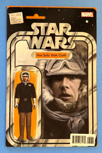Star Wars #34 Action Figure Variant HAN SOLO HOTH OUTFIT (Marvel 2017)