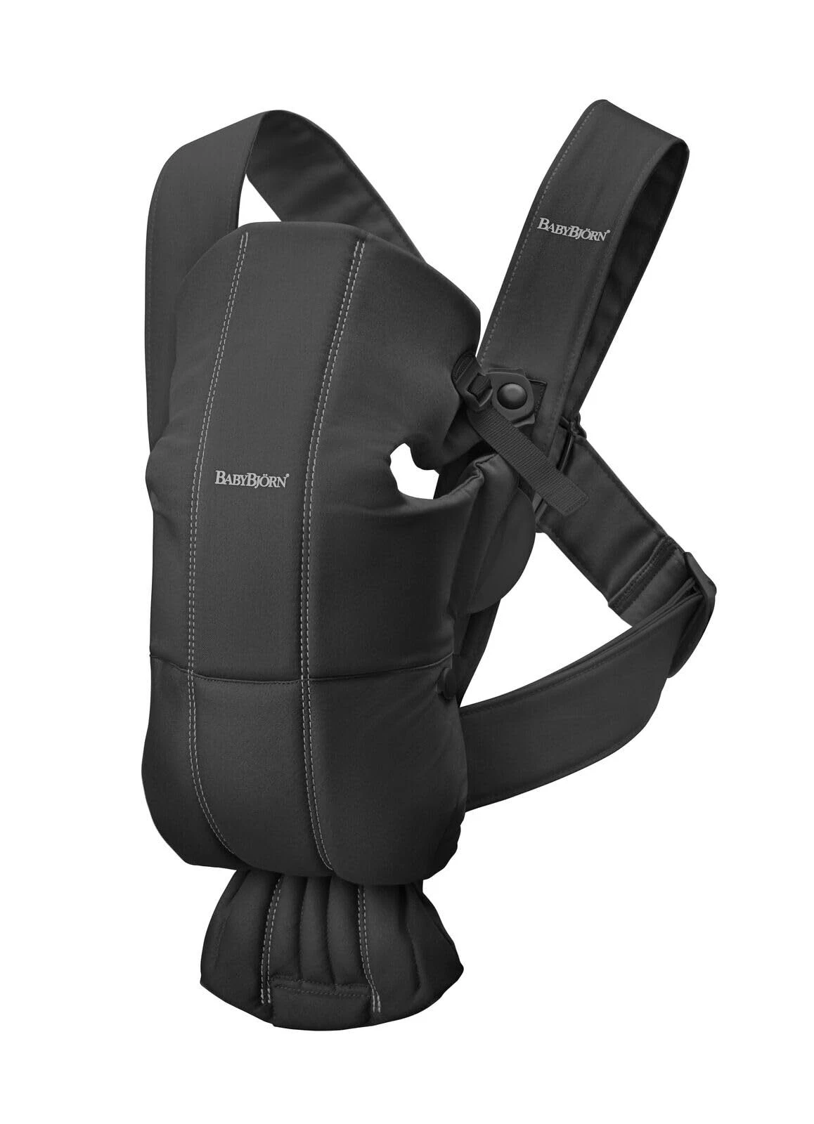 Black Baby Carrier Mini 0 to 12 Months 7 to 24 lbs 3 Carrying Positions