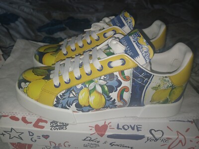 DOLCE&GABBANA Portofino Sneakers, Size 41 | eBay
