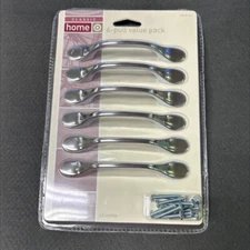 (5 Pack) (6-PACK) 3 inch Spoon Foot Pull Chrome 085-03-1814
