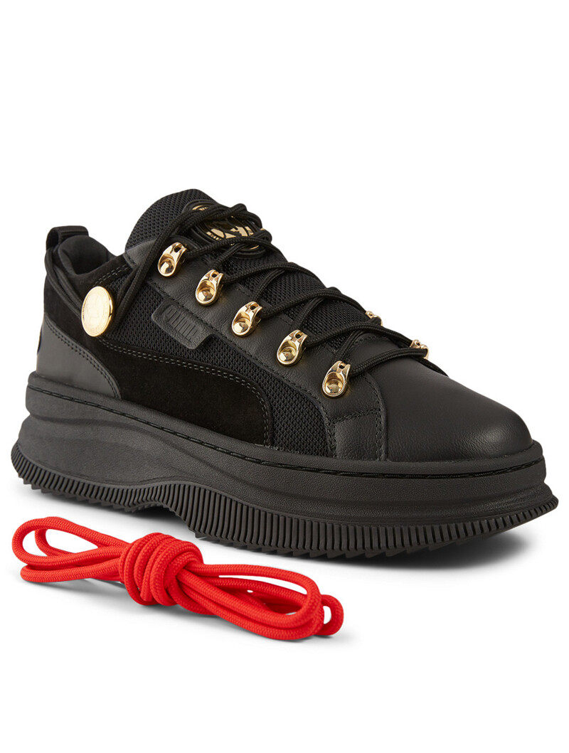 人気話題コラボ！ PUMA X BALMAIN WMNS DEVA BOOT LOW BLACK Puma X Balmain DEVA Straps X BALMAIN Boots / BNIB / Black