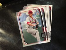 2015 Bowman BP53 Corey Littrell 10 count lot St. Louis Cardinals