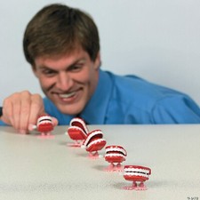 Mini Chomping Teeth Wind UPs - Classic Novelty Toys - 12 Pieces