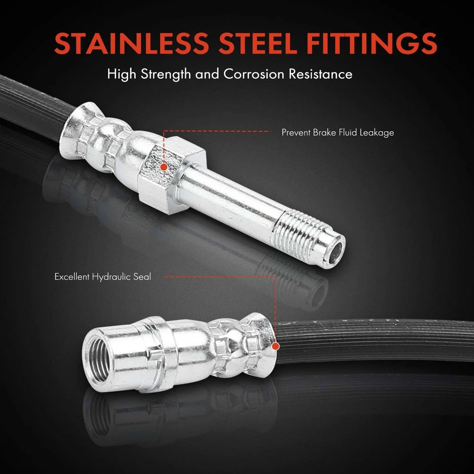 Manguera hidráulica de freno delantero o trasero para Dodge Sprinter 3500 03-06 Freightliner Foto 4 de 4