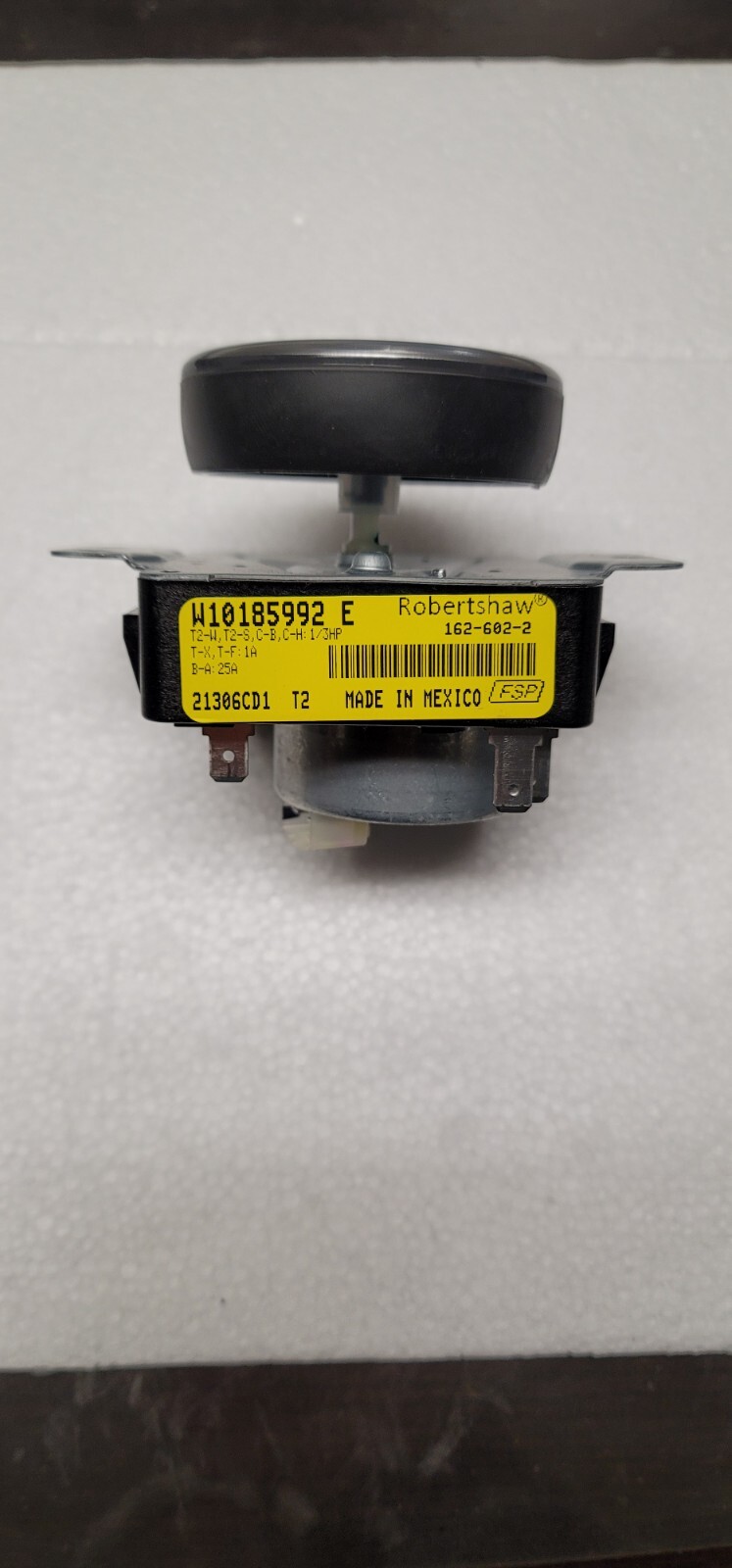 Whirlpool Maytag Kenmore W10185992 Dryer Timer +KNOB