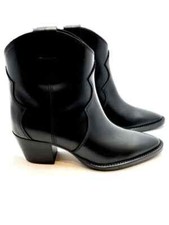 Stivaletto Camperos Anna f in Pelle Nera con Fondo Antiscivolo art. 9659 Tc 5cm