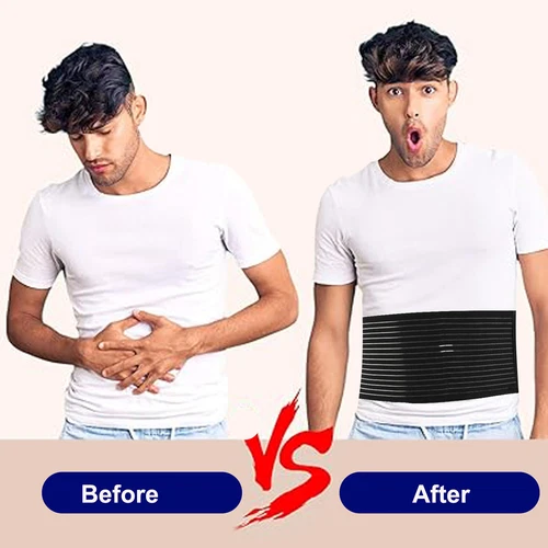 PREMIUM UMBILICAL HERNIA BELT ABDOMINAL BINDER BRACE SUPPORT BELLY BUTTON NAVEL - Picture 12 of 20