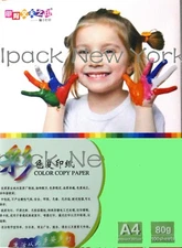 A4 Light Green Color Copy Paper 24 lb 100/Ream 8.5x11''