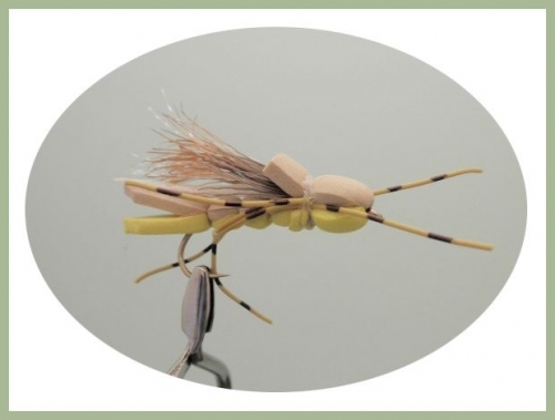 Foam Bug Flies, Boxed set of 16 foam flies, size 8, for fly fishing - Picture 3 of 12
