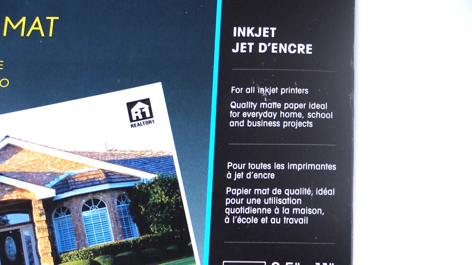 Lot of 2 Epson Presentation Matte Paper 8.5 X 11 Ink Jet 27 lb. 100 Sheets NEW! - Image 3 of 4