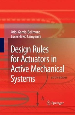 Design Rules for Actuators in Active Mechanical Systems - 9781447157564