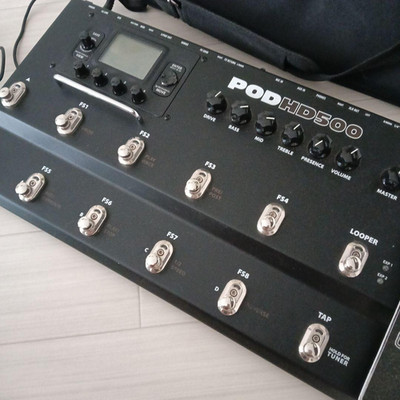 Line 6 POD HD500 Guitar Multi-Effects Pedal Floor Processor w/ Orig PSU Used
