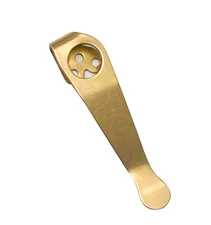 Spyderco Para 3 / Smock - Titanium Deep Carry Pocket Clip Lanyard Hole Access