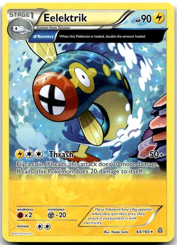 Pokemon Eelektrik Primal Clash PRC #64/160 Rare LP $SALE$!