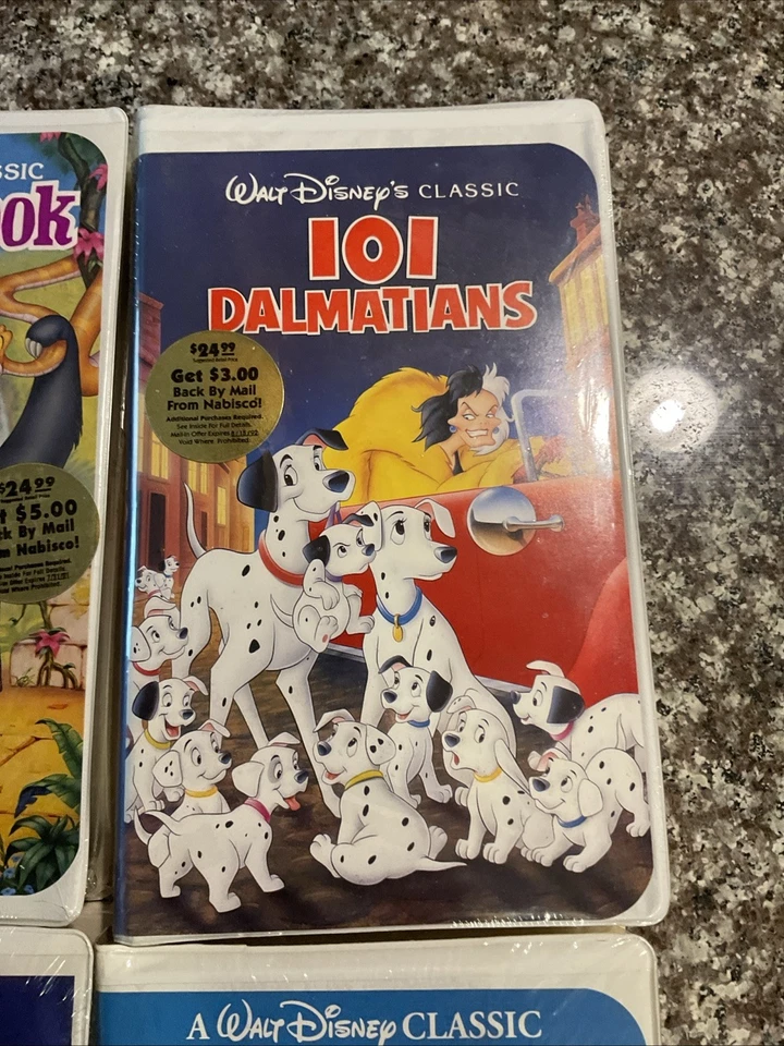 Walt Disney Classic/ Black Diamond/ Lot Of 4 VHS,New And Sealed, Jungle, Rescuer - Image 3 of 4