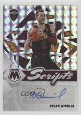 2021-22 Panini Mosaic Scripts Dylan Windler #SC-DYW Auto 0u1n