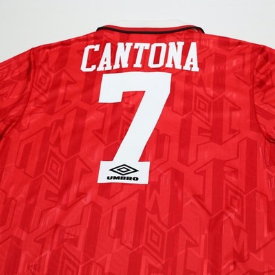 1992/94 Cantona #7 Manchester United Vintage Umbro Home Football