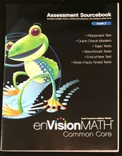 2nd Grade - Pearson enVision ASSESSMENT SOURCEBOOK - Common Core (2012)