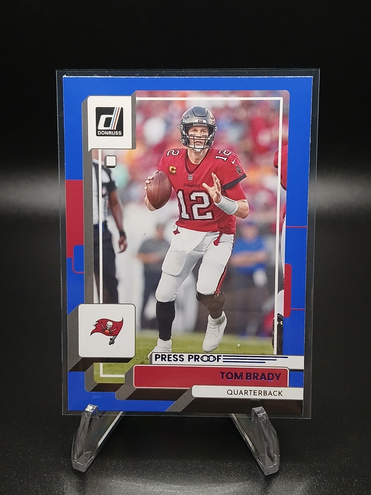 2022 Donruss - #255 Tom Brady Blue Press Proof