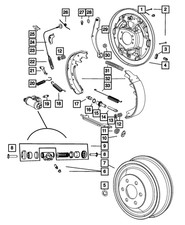 Genuine Mopar Wheel Cylinder Right 4088898