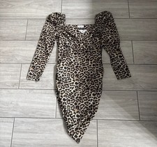 Leopard Print Dress Women Size 10