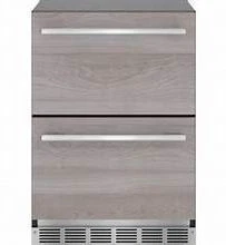 Thermador Freedom Collection T24UR905DP 24" Built In Double Drawer Refrigerator