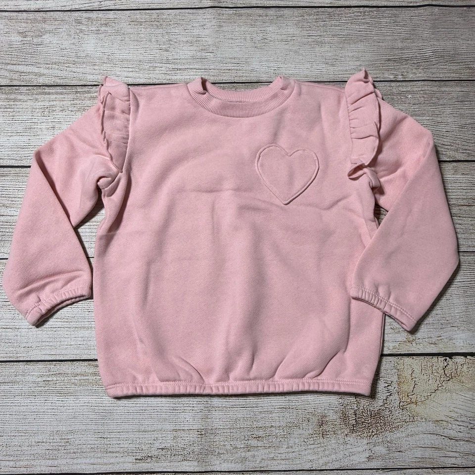 Conjunto de 2 piezas para niña pequeña talla 4T. ¡NUEVO CON ETIQUETAS! Sudadera y leggings acanalados. Casual Foto 2 de 4