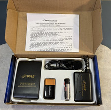 Pyle PDWM96 Belt Pack Wireless Microphone System Lapel Lavalier Microphone