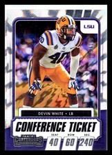 2021 Panini Contenders Draft Picks Conference Ticket /199 Devin White #83 LSU