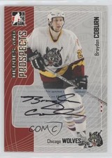 2005-06 ITG Heroes and Prospects Auto Braydon Coburn #A-BC Auto fv6