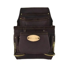 Style n Craft 10-Pocket Carpenter’s Nail  Tool Pouch, Heavy-Duty Leather Tool...