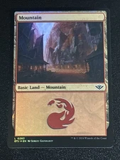 MTG Outlaws of Thunder Junction Mountain Foil 0283 NM