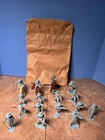 Marx Walt Disney Zorro Sombrero Hat Mexicans 1958 Set With Original Bag Horses!