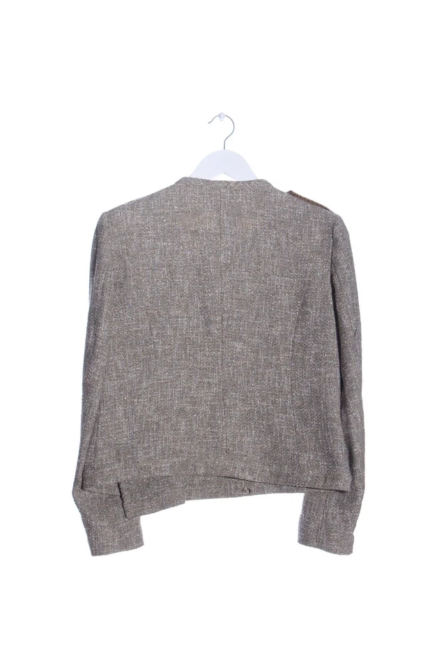 CYRILLUS PARIS Veste motard Dames Veste T EU 40 gris clair style décontracté - Photo 2/4