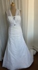 Vera Wang White Tulle A Line Wedding Dress Size UK 8