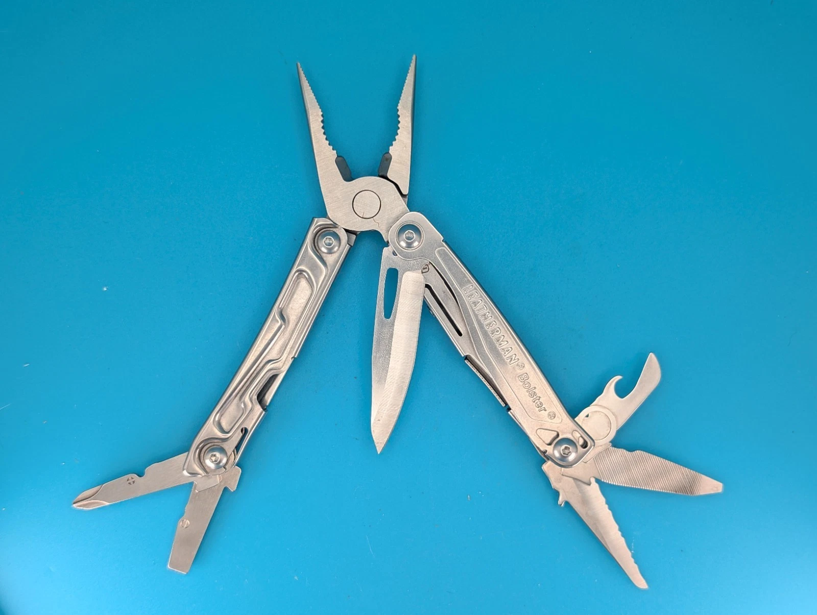 Leatherman Bolster 13 Tool Stainless Steel Multi-Tool!