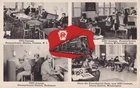 Postcard USO Lounge Pennsylvania Railroad Station multiframe 40s military WW2