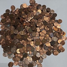One Pound  UNITED STATES OF AMERICA ONE CENT  LINCOLN PENNY COINS 1959- PRESENT