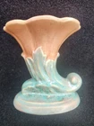 Vase- 6" Cornucopia Unmarked Roseville