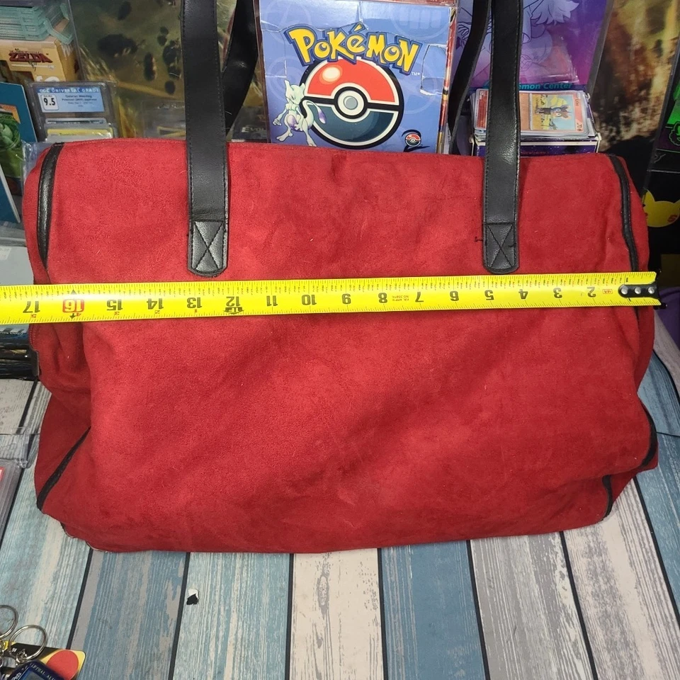 ELIZABETH ARDEN Bolso de Mano Cartera de Hombro Rojo Negro Tipo Terciopelo Material Para Mujer Foto 3 de 4